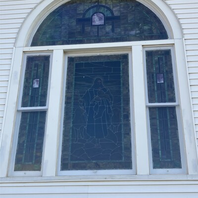 Repaired Stained Glass Window