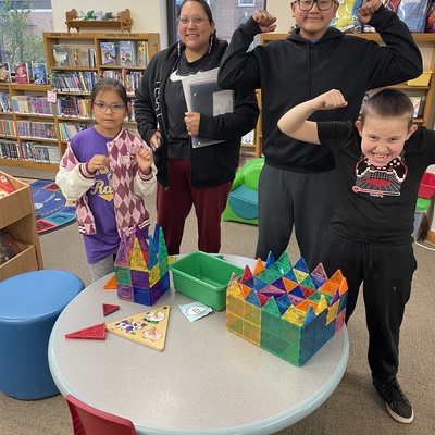 Enjoying the library!
