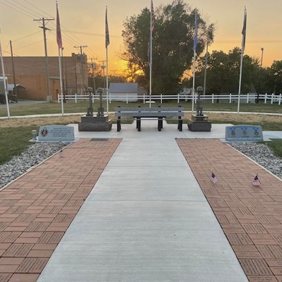 Memorial Bricks at Veterans Park