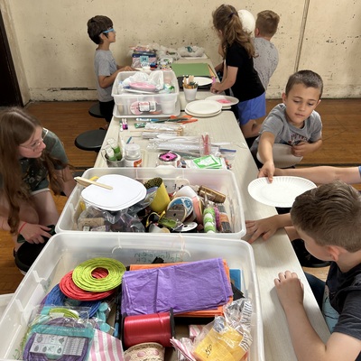 Craft time during Summer Reading 2025