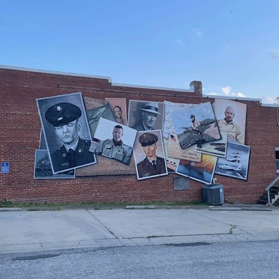 Mural at Veterans Museum