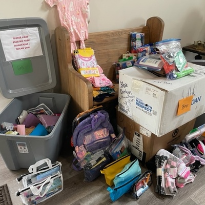 RCYC Donations-hygiene bags/socks/pjs