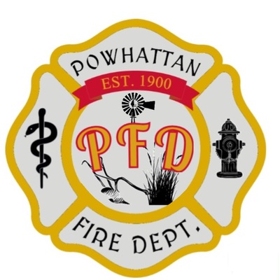 POWHATTAN FD BADGE