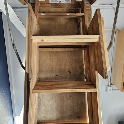ladder to balcony