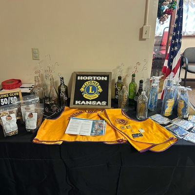 Booth setup at the Miracle on Second Street in Wetmore.
